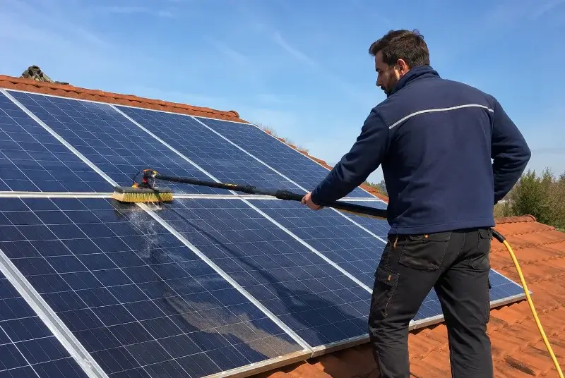 Nettoyage et entretien de panneaux solaires à Olonzac